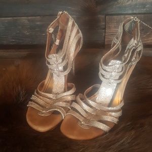 Donald J Pliner Sexy Gold Sandal